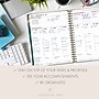 2027 Excello Brands 9.3" x 11" Weekly & Monthly Planner, Paperboard Cover, Teal Gold Marble (ESPRO-DLX-CY27-8511-54)~#|#~sp323658340_sc7
