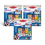 Melissa & Doug Ms. Rachel Wooden Learning Blocks with Activity Cards, Multicolored, 3/Pack (51062-CASE)~#|#~sp323658460_sc7