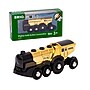 Ravensburger Brio World Mighty Gold Action Locomotive Toy Train, Black/Yellow (63363000)~#|#~sp323658646_sc7