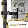 Mount-It! Adjustable Dual Stacking Monitor Wall Mount for Monitors up to 49", Matte Black (MI-12019)~#|#~sp323769822_sc7
