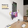 Mount-It! Adjustable Dual Stacking Monitor Wall Mount for Monitors up to 49", Matte Black (MI-12019)~#|#~sp323769823_sc7