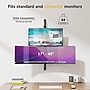 Mount-It! Adjustable Dual Stacking Monitor Wall Mount for Monitors up to 49", Matte Black (MI-12019)~#|#~sp323769827_sc7