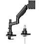 Mount-It! Adjustable Single Mount with Gas Spring Arm for Monitors up to 49", Holds up to 44 lbs., Matte Black (MI-12017)~#|#~sp323769851_sc7