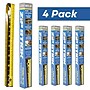 Victor Technology 18" Imperial/Metric Folding Ruler, Stainless Steel, Yellow/Black, 4/Pack (EZSTK18Y-4PK)~#|#~sp323871250_sc7
