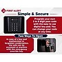 First Alert Fireproof/Waterproof Standard Safe with Keypad w/Key Lock, 0.92 cu. ft. (2911DF-BD)~#|#~sp323871265_sc7