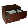 Boss Office Products Laminate Collection 2-Drawer Lateral File Cabinet, Letter/Legal Size, Mahogany (N112-M)~#|#~sp323881376_sc7