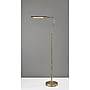 Adesso Zane Collection 66" Antique Brass Floor Lamp with Cyndrical Shade (3958-21)~#|#~sp323885554_sc7