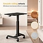Mount-It! Metal Mobile Laptop Cart with Lockable Wheels, Black (MI-7975BLK)~#|#~sp323890600_sc7