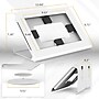 Mount-It! Universal Tablet Kiosk Stand for 10.2"-11" Tablets with 360° Rotating Base, Holds up to 20 lbs., White(MI-3895WHT)~#|#~sp323890635_sc7