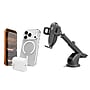 TUFF8 3-Piece Basic Protection Starter Bundle for iPhone 18 Pro with XYST Extendable Dash Mount, Clear/Black (KITLIBBWR18PR10)~#|#~sp323890742_sc7