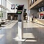 Mount-It! Floor Standing POS Kiosk for 15"-22" Monitors up to 22 lbs., with Printer Bay, White (MI-3894WHT)~#|#~sp323890764_sc7