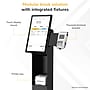 Mount-It! Floor Standing POS Kiosk for 15"-22" Monitors up to 22 lbs., with Printer Bay, Black (MI-3894BLK)~#|#~sp323890775_sc7