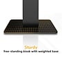 Mount-It! Floor Standing POS Kiosk for 15"-22" Monitors up to 22 lbs., with Printer Bay, Black (MI-3894BLK)~#|#~sp323890776_sc7