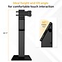 Mount-It! Floor Standing POS Kiosk for 15"-22" Monitors up to 22 lbs., with Printer Bay, Black (MI-3894BLK)~#|#~sp323890777_sc7