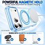 SaharaCase Clear Phone Case for iPhone 18 Pro, Shock Absorbing, Built-In Stand, Clear/Light Blue (CP01181)~#|#~sp323890957_sc7