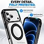 SaharaCase Clear Phone Case for iPhone 18 Pro, Shock Absorbing, Built-In Stand, Clear/Black (CP01180)~#|#~sp323890966_sc7