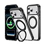 SaharaCase Clear Phone Case for iPhone 18 Pro Max, Shock Absorbing, Built-In Stand, Clear/Black (CP01200)~#|#~sp323891123_sc7