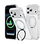 SaharaCase Clear Phone Case for iPhone 18 Pro, Shock Absorbing, Built-In Stand, Clear/White (CP01183)~#|#~sp323891155_sc7