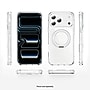 SaharaCase Clear Phone Case for iPhone 18 Pro, Shock Absorbing, Built-In Stand, Clear/White (CP01183)~#|#~sp323891156_sc7