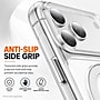 SaharaCase Clear Phone Case for iPhone 18 Pro, Shock Absorbing, Built-In Stand, Clear/White (CP01183)~#|#~sp323891160_sc7