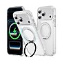 SaharaCase Clear Phone Case for iPhone 18 Pro Max, Shock Absorbing, Built-In Stand, Clear/White (CP01203)~#|#~sp323891195_sc7