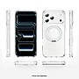 SaharaCase Clear Phone Case for iPhone 18 Pro Max, Shock Absorbing, Built-In Stand, Clear/White (CP01203)~#|#~sp323891198_sc7