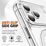SaharaCase Clear Phone Case for iPhone 18 Pro Max, Shock Absorbing, Built-In Stand, Clear/White (CP01203)~#|#~sp323891201_sc7