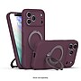 SaharaCase Silicone Phone Case for iPhone 18 Pro, 360-Degree Kickstand, Wireless Charging, Dark Cherry (CP01169)~#|#~sp323891837_sc7