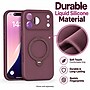 SaharaCase Silicone Phone Case for iPhone 18 Pro, 360-Degree Kickstand, Wireless Charging, Dark Cherry (CP01169)~#|#~sp323891840_sc7