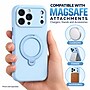 SaharaCase Silicone Phone Case for iPhone 18 Pro, 360-Degree Kickstand, Wireless Charging, Light Blue (CP01168)~#|#~sp323891861_sc7