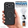 SaharaCase Silicone Phone Case for iPhone 18 Pro, 360-Degree Kickstand, Wireless Charging, Black (CP01166)~#|#~sp323891881_sc7