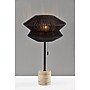 Adesso Gardner Collection 24.5" Incandescent Table Lamp, Black (3869-01)~#|#~sp323892024_sc7