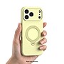 SaharaCase Silicone Phone Case for iPhone 18 Pro, 360-Degree Kickstand, Wireless Charging, Yellow (CP01171)~#|#~sp323892595_sc7