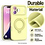SaharaCase Silicone Phone Case for iPhone 18 Pro, 360-Degree Kickstand, Wireless Charging, Yellow (CP01171)~#|#~sp323892596_sc7