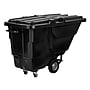 Alpine Industries Tilt Truck with Lid, 1/2 Cubic Yard, Black (500-12850HL-NR-BLK)~#|#~sp323893214_sc7