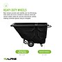Alpine Industries Tilt Truck with Lid, 1/2 Cubic Yard, Black (500-12850HL-NR-BLK)~#|#~sp323893219_sc7