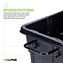 Alpine Industries Tilt Truck with Lid, 1/2 Cubic Yard, Black (500-12850HL-NR-BLK)~#|#~sp323893221_sc7