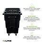 Alpine Industries Tilt Truck, 1/2 Cubic Yard, Black (500-12850-NR-BLK)~#|#~sp323893238_sc7