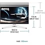 BenQ MOBIUZ 27" 4K UHD IPS 165Hz AMD FreeSync Gaming Monitor, Built‑In Speaker, Height Adjustable, White (EX271U)~#|#~sp323983963_sc7