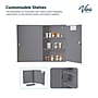 Viva Comfort Large Double Door Locking Medical Cabinet, Gray (999-03-GRY-MK)~#|#~sp323984155_sc7