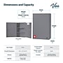 Viva Comfort Large Double Door Locking Medical Cabinet, Gray (999-03-GRY-MK)~#|#~sp323984157_sc7