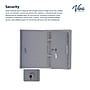 Viva Comfort Medium Double Door Locking Medical Cabinet, Gray (999-02-GRY-MK)~#|#~sp323984178_sc7