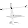Mount-It! Electric Standing Desk Converter with Triple Monitor Mount, White (MI-7983WHT)~#|#~sp324075145_sc7
