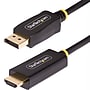 StarTech 3.28 ft. DisplayPort to HDMI Audio/Video Cable, Male to Male, Black (3F-DP-HDMI-4K60-HDR)~#|#~sp324075164_sc7