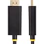 StarTech 3.28 ft. DisplayPort to HDMI Audio/Video Cable, Male to Male, Black (3F-DP-HDMI-4K60-HDR)~#|#~sp324075166_sc7