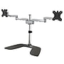 StarTech Dual Monitor Stand Adjustable Dual Desktop Stand, Up to 32", Black & Silver (ARMDUALSS)~#|#~sp324081646_sc7