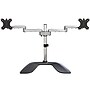 StarTech Dual Monitor Stand Adjustable Dual Desktop Stand, Up to 32", Black & Silver (ARMDUALSS)~#|#~sp324081648_sc7