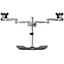 StarTech Dual Monitor Stand Adjustable Dual Desktop Stand, Up to 32", Black & Silver (ARMDUALSS)~#|#~sp324081649_sc7