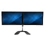 StarTech Dual Monitor Stand Adjustable Dual Desktop Stand, Up to 32", Black & Silver (ARMDUALSS)~#|#~sp324081651_sc7
