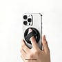 SaharaCase MagSafe Magnetic Phone Grip and Kickstand with Finger Strap, 180-Degree Aluminum Stand, Black (CP01206)~#|#~sp324081802_sc7